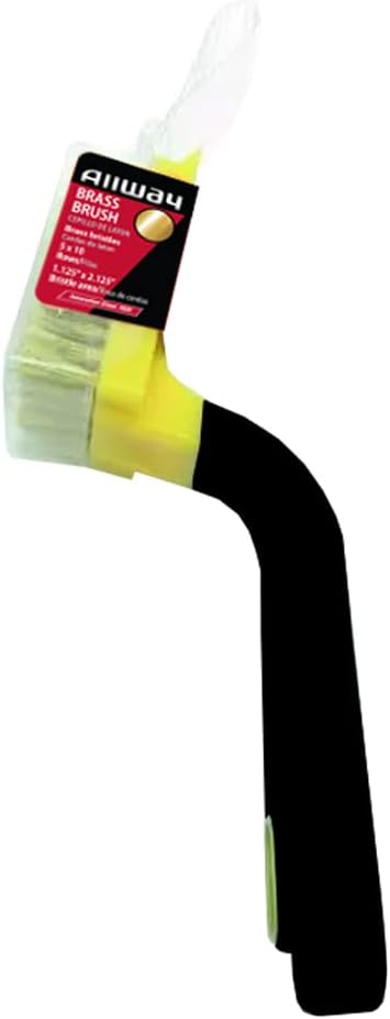ALLWAY BB2 Soft-Grip Wide Brass Stripper Brush - Image 2