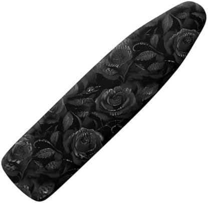 Black Rose Ironing Board Cover by Daulesho