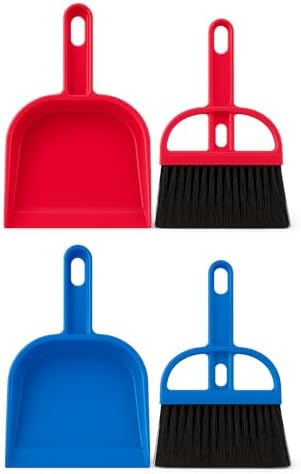 Mini Dustpan and Brush Set, Compact Desktop Cleaning Kit - Image 7