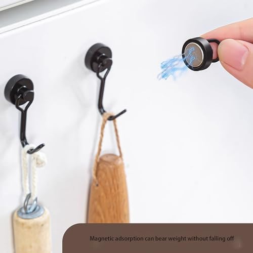 Magnetic Hooks 8 Pack – 40Lbs Heavy Duty Neodymium Magnets - Image 4