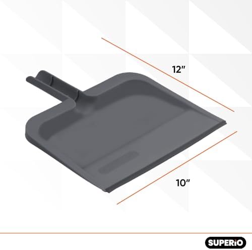 Superio Clip-On Dustpan with Rubber Lip - Image 2