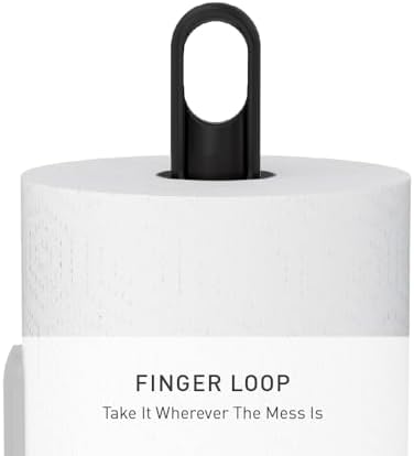 simplehuman Tension Arm Countertop Paper Towel Holder, Easy One-Handed Tear - Image 4