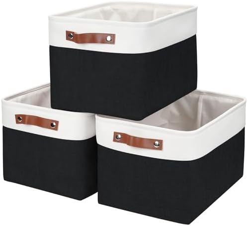 Bagnizer Storage Bins Large Fabric Storage Baskets by Bagnizer