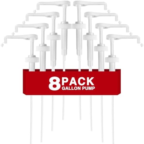 8Pcs 38-400 Leak Proof Gallon Jug Syrup Pump Dispenser by DupakSYS