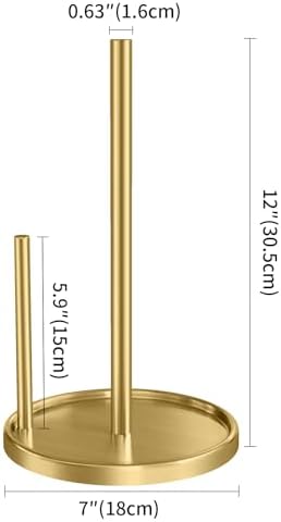 Jesginboo Paper Towel Holder Countertop, Paper Roll Holder - Image 6