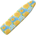 Sunflower Ironing Board Cover, Watercolor Sky Blue Sunflowers Standard 15" X by Daulesho