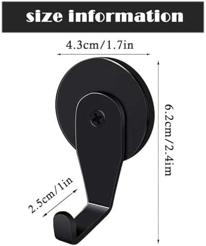 Magnetic Wreath Hanger Heavy Duty Magnet Hook Holds up to 11lbs - Image 2