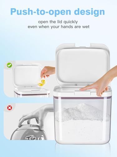 LivLab Mker 4 Pack Laundry Powder Detergent Container - Image 2