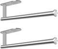 MGahyi 2Pcs Silver Paper Towel Holder Under Cabinet Wall Mount by MGahyi