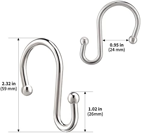 Bronze Shower Curtain Hooks, Rust Proof Shower Rings - Image 5