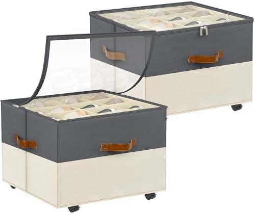 Foyego 2 Pack Shoe Organizer for Closet, by Foyego