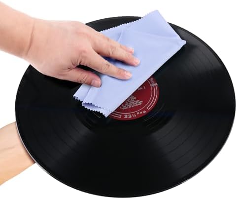 Record Cleaning Cloth, 6 Pack 12''x12'' Anti-Static Microfiber Towel by - Image 3