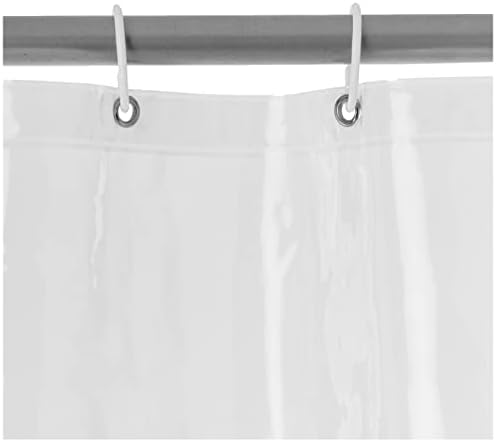 Amazon Basics Water Resistant 8-Gauge PEVA Shower Curtain Liner - Image 2