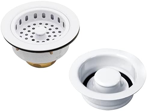 Westbrass A2165-50 4-1/4" OD Post Style Large Kitchen Basket Strainer by Westbrass