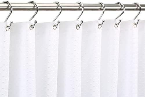 Silver Shower Curtain Hooks, Rust Proof Shower Curtain Rings - Image 5
