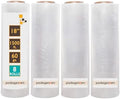 8 Rolls 18" x 1500 Ft Stretch Wrap Heavy Duty, Industrial Strength Shrink Wrap by packagezoom