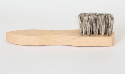 Meltonian Grey Welt Shoe Brush | Premium Horse Hair Welt Brush - Image 2