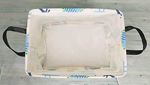 MAIZMZ Rectangular Storage Basket Collapsible Organizer Bin Waterproof Toy Box - Image 5