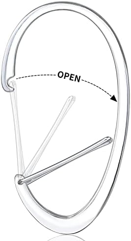 Silver Shower Curtain Rings, Rustproof Shower Curtain Hooks - Image 5
