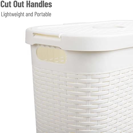 Mind Reader 40L Slim Laundry Hamper - Image 4