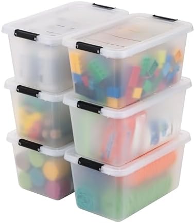 IRIS USA 6-Pack 13.5 Quart Clip Box by IRISUSA
