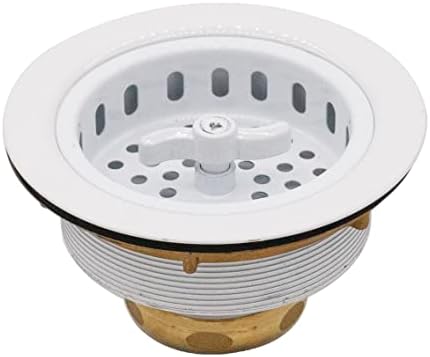 Westbrass A213-50 3-1/2" Wing Nut Twist Style Large Kitchen Sink Basket Strainer by Westbrass