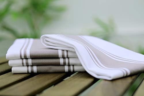 AMOUR INFINI Kitchen Towels 100% Cotton Pack of 4, Highly Absorbent Quick - Image 5