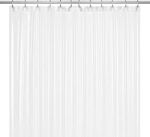 LiBa Shower Curtain PEVA 10G, 72x72 Inch Frosted by Liba