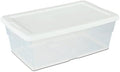 Sterilite Storage Box 13.5" X 8.3" X 4.8", 6 Qt. Clear by Sterilite