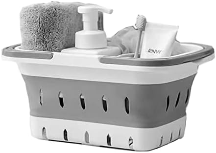 Portable Shower Caddy Tote, Plastic Storage Collapsible Caddy Basket by ANNIYA