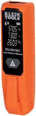 Klein Tools Laser Distance Measure, Measures in Feet by Unknown
