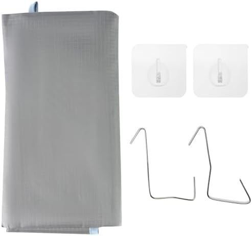 QWORK Hanging Laundry Hamper Bag, 2 Pack Over the Door Laundry Bag - Image 3