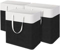 TasticTotes Laundry Basket 3-Pack, Laundry Hamper, 100L-Black by Unknown