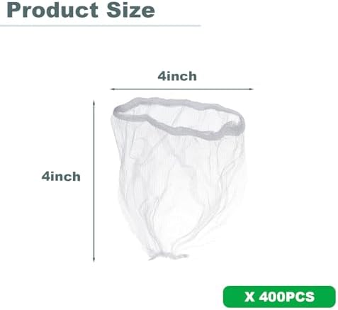 400 Pack Disposable Drain Covers, Disposable Sourdough Mesh Sink Strainer - Image 2