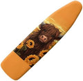 Highland Cattle Ironing Board Cover and Pad Standard Size Sunflower Cow Iron by Tongluoye