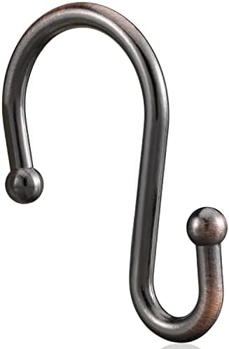 Bronze Shower Curtain Hooks, Rust Proof Shower Rings - Image 3