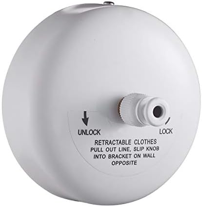 JOOM Retractable Clothesline Indoor, 9.2 FT Wall-Mounted Laundry Line by JOOM