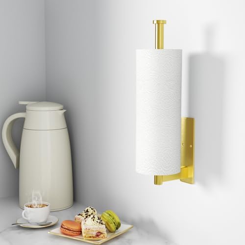 Paper Towel Holder Under Cabinet, Self-Adhesive or Drilling - Image 2