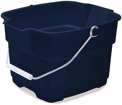 Rubbermaid Roughneck Square Bucket, Comfortable/Durable Pour Handle, Sturdy - Image 2