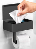 Day Moon™ Matte Black Toilet Paper Holder by DayMoonDesigns