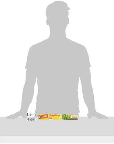 Glad Cling Wrap, BPA -Free, Microwave Ready, 100 Sq Ft/Roll, 33.3 Yard x 12 - Image 3