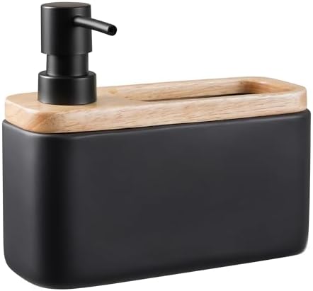 RQYIXI 2-in-1 Ceramic Soap Dispenser by RQYIXI