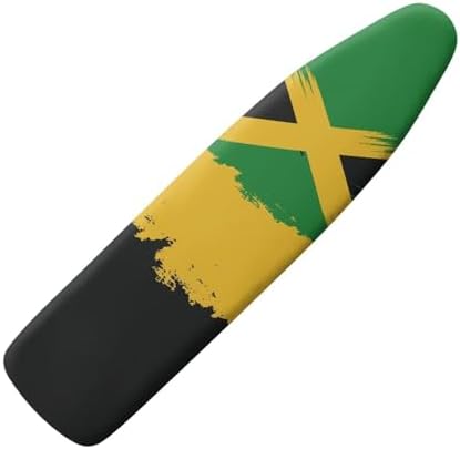 GLENLCWE Jamaican Flag Iron Board Cover Heat Reflective Ironing Board Cover by GLENLCWE