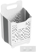 Spreezy Collapsible Laundry Basket Plastic, Small Laundry Hamper 18L by Unknown