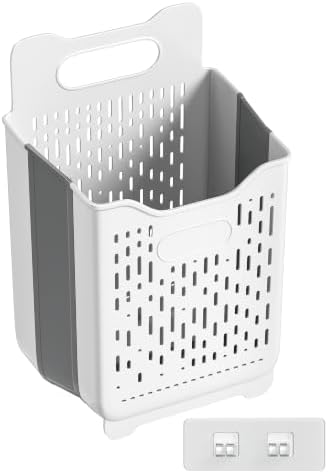 Spreezy Collapsible Laundry Basket Plastic, Small Laundry Hamper 18L by Unknown