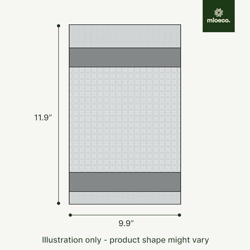 mioeco 24 Pack Reusable Kitchen Paper Towels, Organic Multicolor Cloths - Image 2