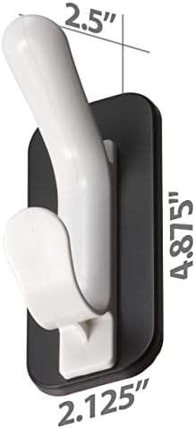 Officemate Magnet Plus Magnetic Double Coat Hook - Image 2