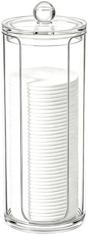 Cotton Rounds Pad Holder Dispenser - 16oz Acrylic Container by Unknown