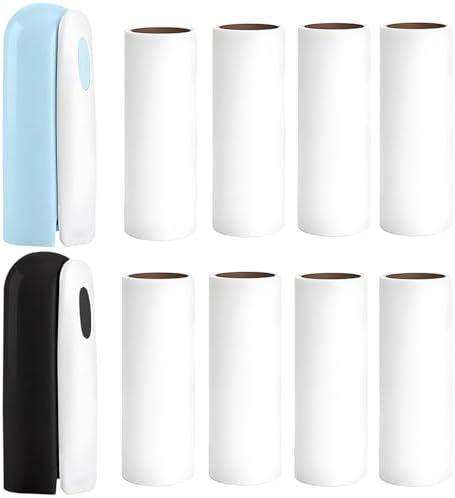 Mini Travel Lint Roller with 300 Sticky Sheets, Compact Portable Pet Hair by Nueknp