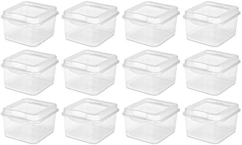 Sterilite FlipTop, Stackable Small Storage Bin by Sterilite